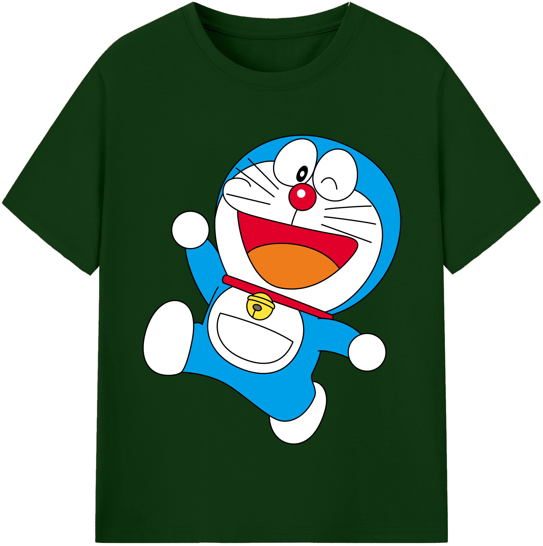 （画像用） ドラえもん Doraemon 綿100％半袖Tシャツ（フロントプリント）